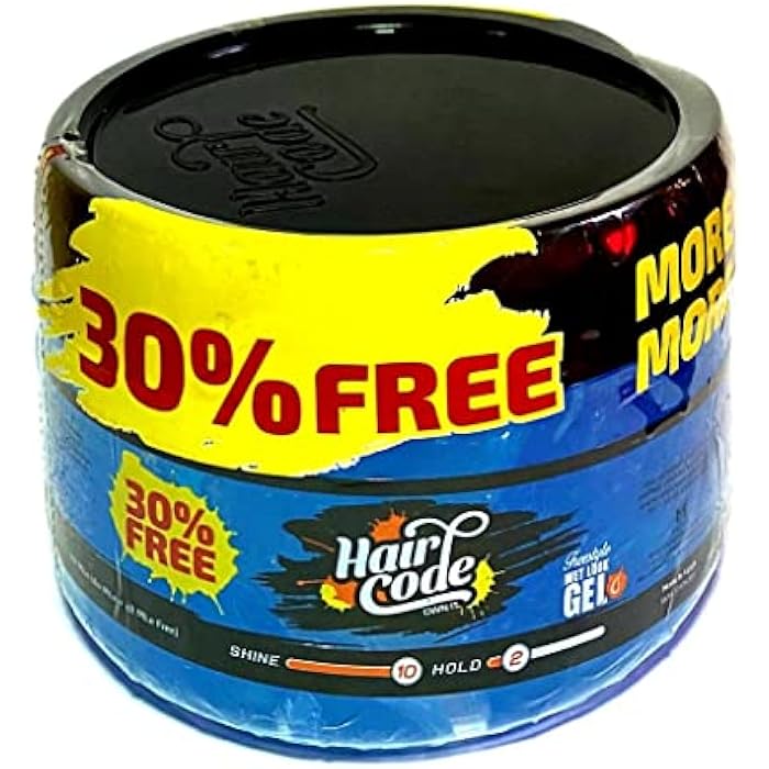 Hair Code GEL WETLOOK FREESTYLE 160+30% FREE NEW JAR - Image 2